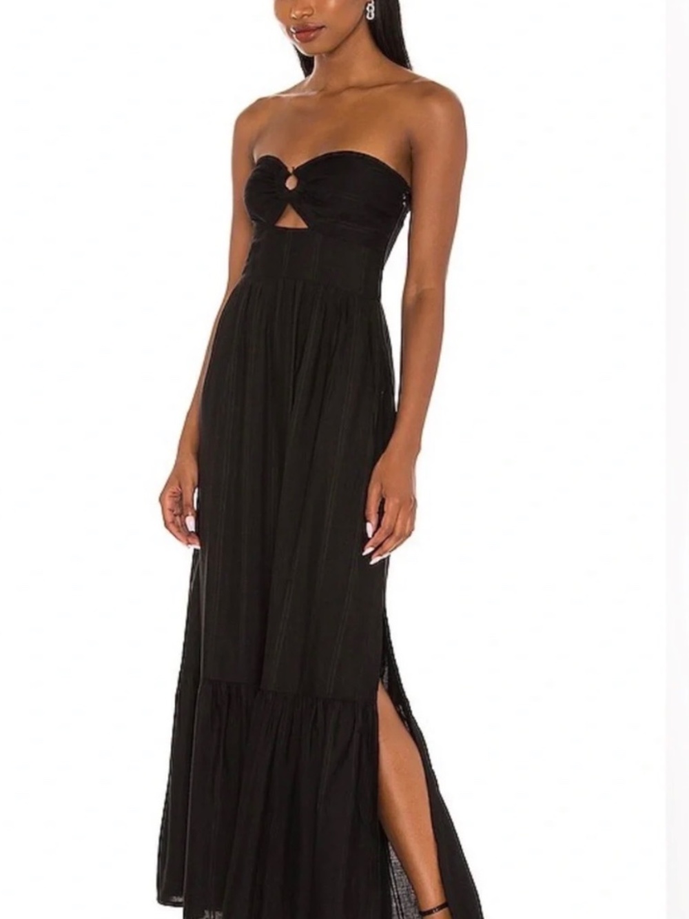 Black L*Space Melody Strapless Dress NWOT